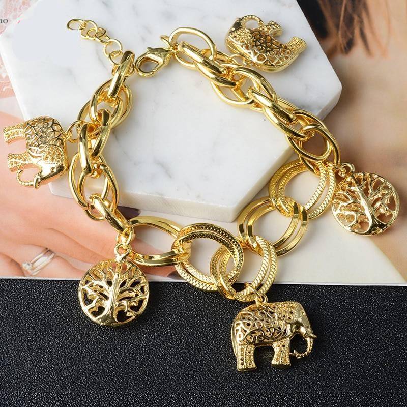 gold charms for bracelets