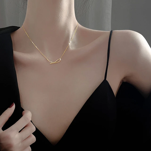 collar de oro para mujer