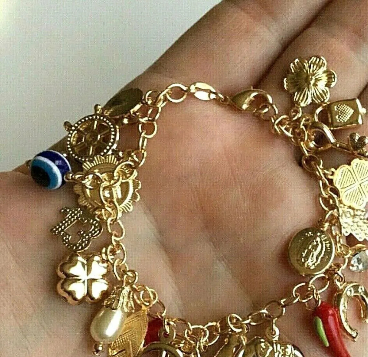 gold charms for bracelets